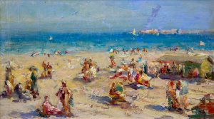 На пляже. Лидо. 1913