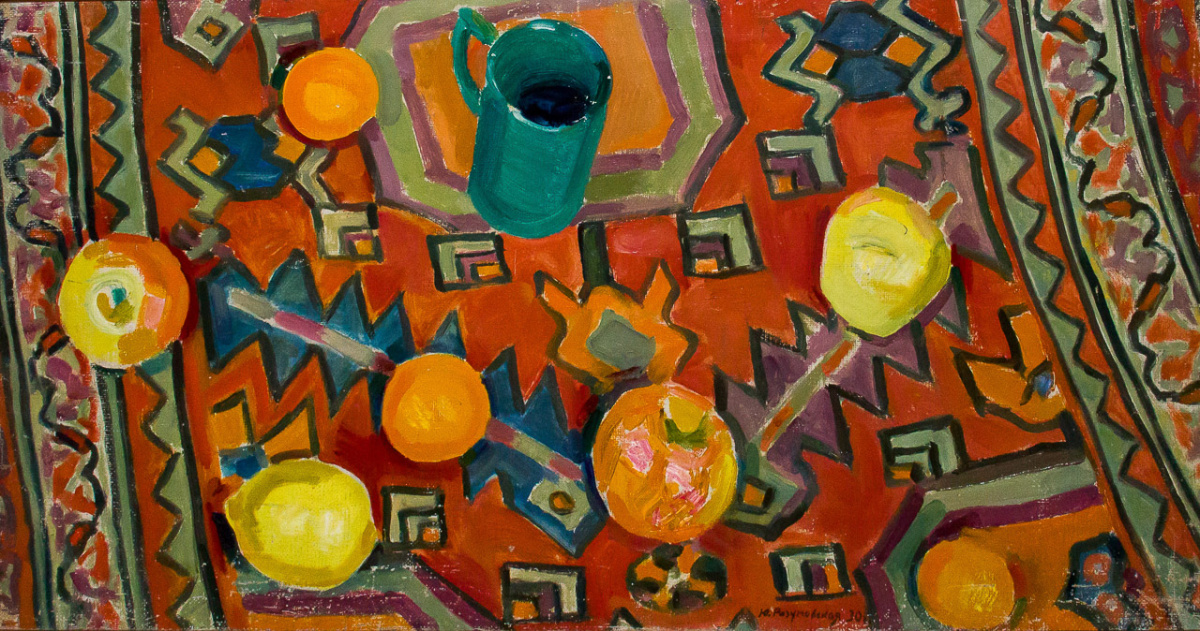 Яблоки на ковре. 1930