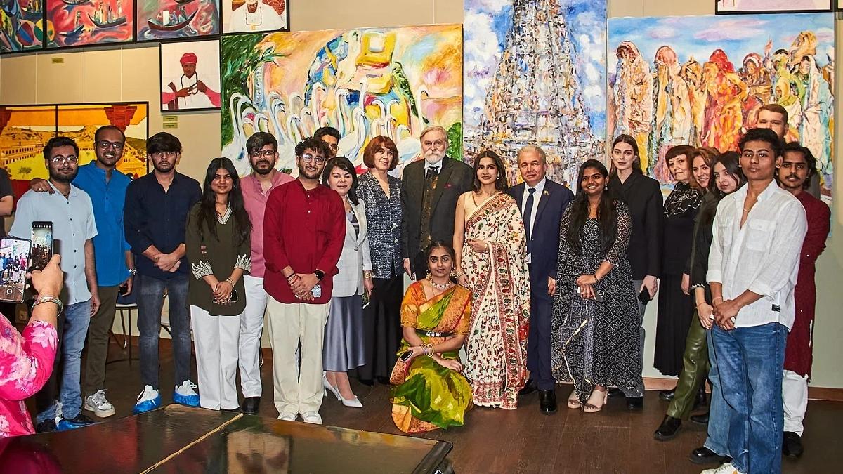 Торжественное открытие трансазиатского художественно-просветительского проекта «Я нашёл тебя, моя Индия. Лик Бхараты».