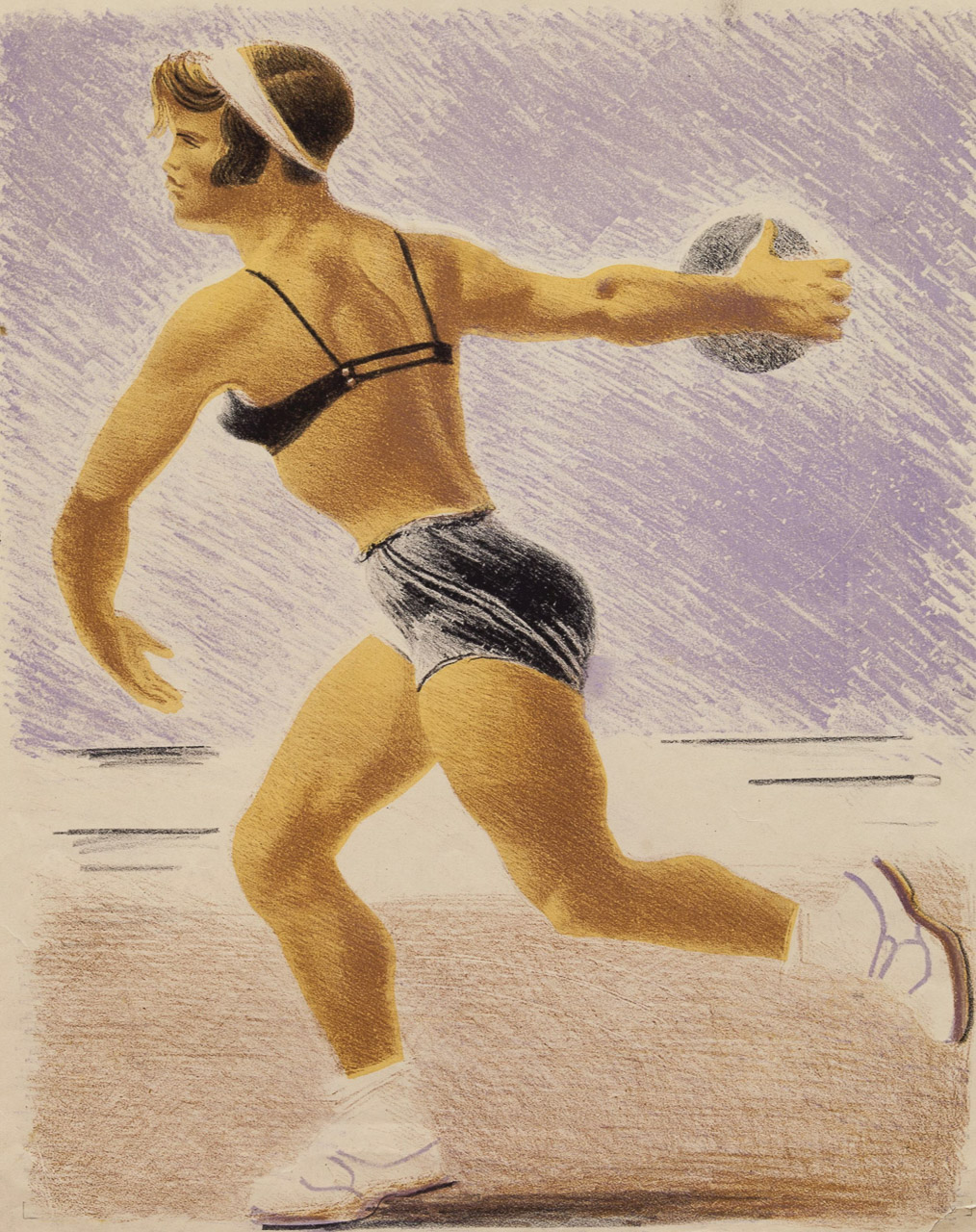 Девушка-дискобол. 1935