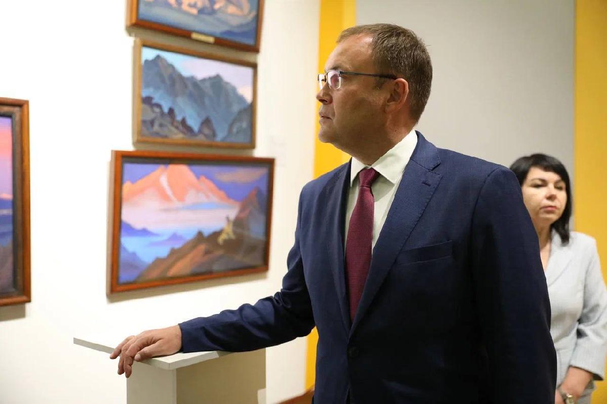 Илья Середюк посетил выставку "Ковчег будушего"
